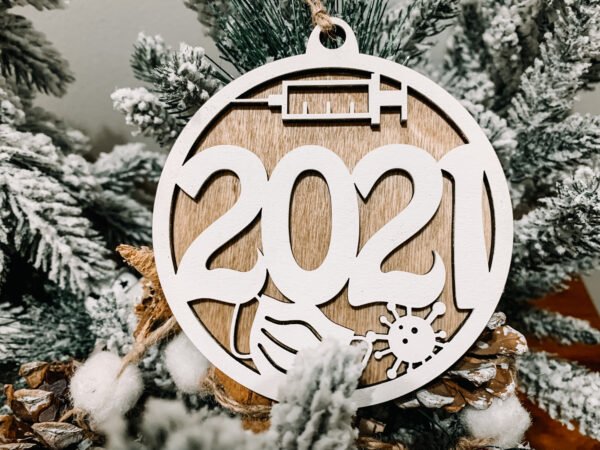 2021 Christmas Round Ornament